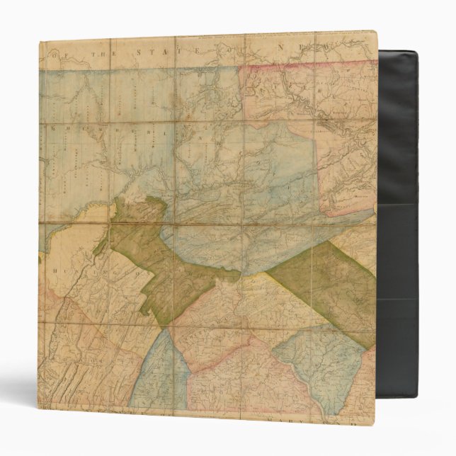 A Map of The State of Pennsylvania Binder (Front/Inside)