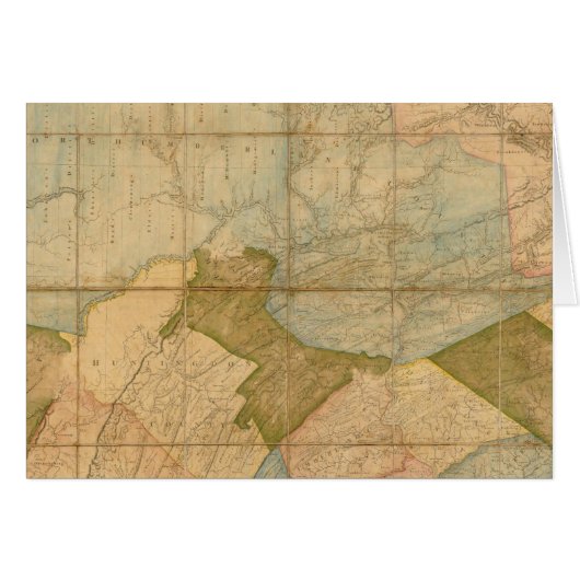 A Map of The State of Pennsylvania Cards (Front Horizontal)