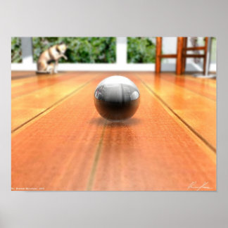 A Marble's Wold - Color Poster