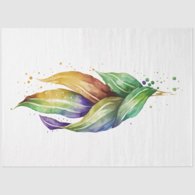 A Mardi Gras Mask Series Design 26 Tissue Paper (Front)