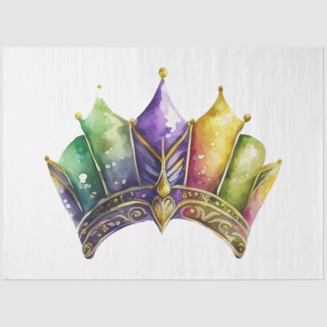 A Mardi Gras Mask Series Design 28 Tissue Paper (Front)