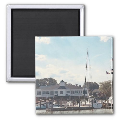 A Marina in Huron Ohio Photography Magnet