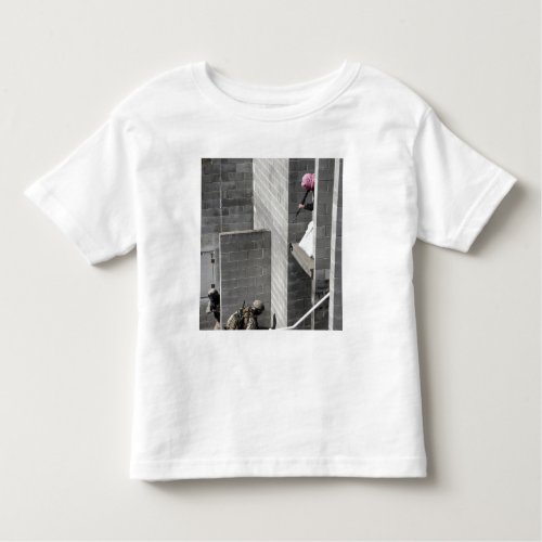 A Marine and role_playing enemy aggressor Toddler T_shirt