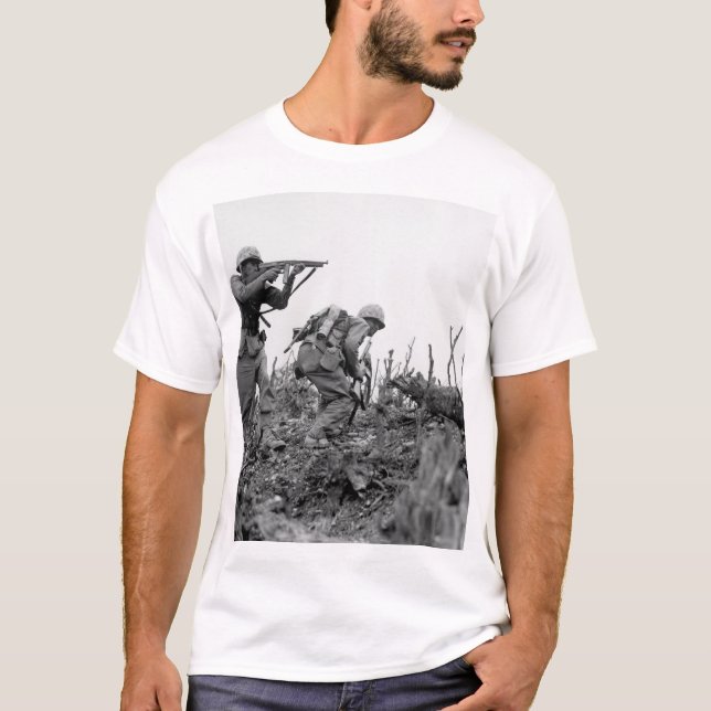 A Marine of the 1st Marine Division _War Image T-Shirt (Front)