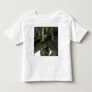 A Marine sends a fellow Marine down the hell ho Toddler T-shirt