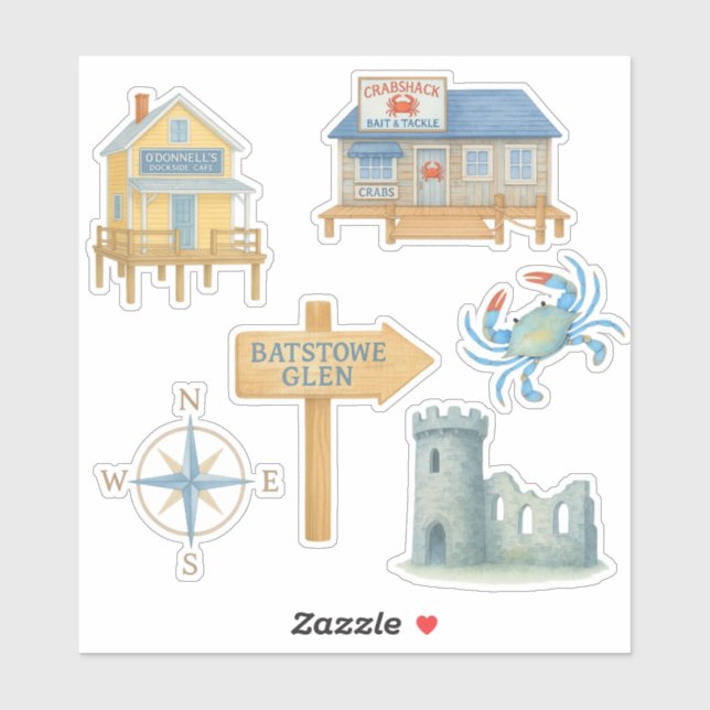 A Marissa Caldwell Investigates Collection #3 Sticker (Sheet)