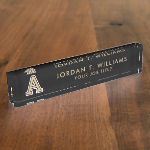 A Mark Desk Name Plate