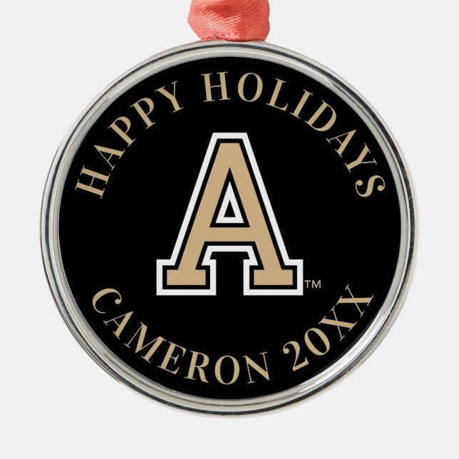 A Mark Metal Ornament (Front)