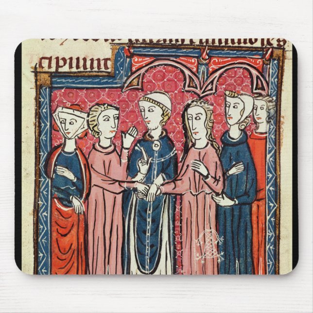 A Marriage, from 'Decrets de Gratien' Mouse Pad (Front)