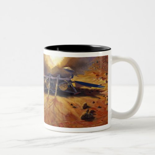 A Mars ascent vehicle Two_Tone Coffee Mug