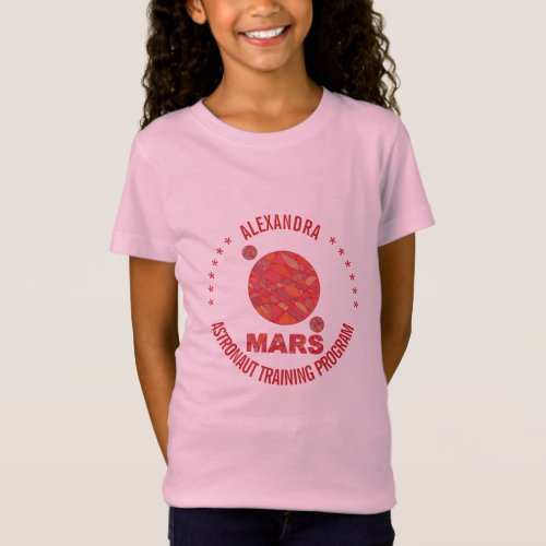 A Mars The Red Planet Space Geek Solar System Fun T_Shirt