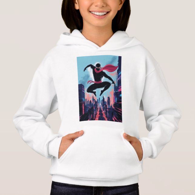 A masked ninja  hoodie (Front)