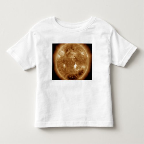 A massive X_class solar flare erupts on the Sun Toddler T_shirt