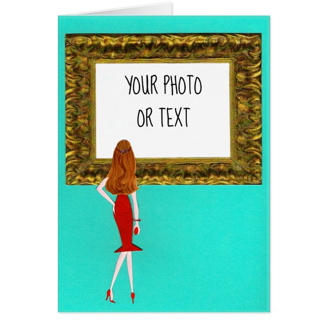 A Masterpiece Admired by Multitudes - Personalize! Cards (Front)