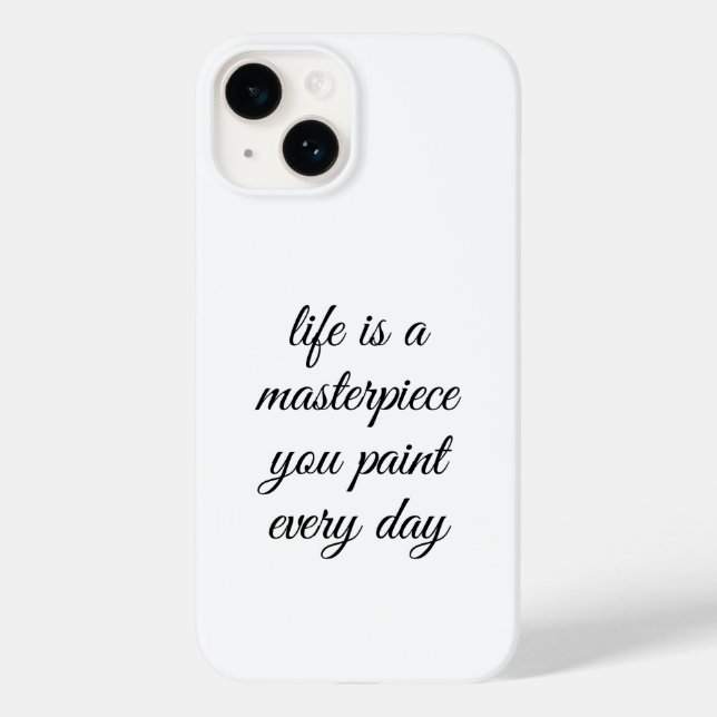 A Masterpiece iPhone Case (Back)