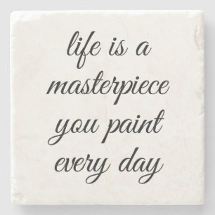 A Masterpiece Marble Stone Coaster