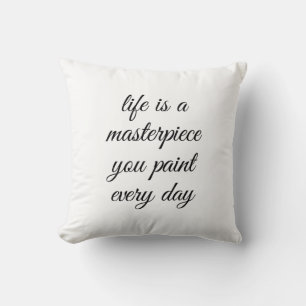 A Masterpiece Throw Pillow