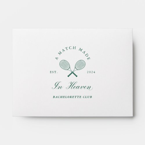 A Match Made in Heaven Bachelorette Envelope