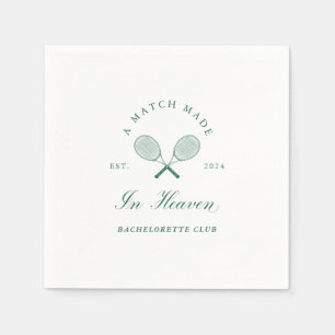 A Match Made in Heaven Bachelorette Napkins