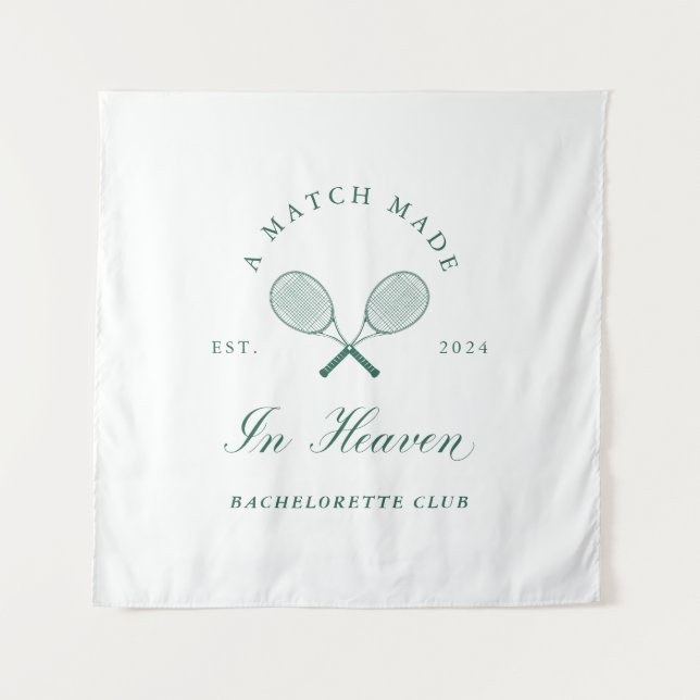 A Match Made in Heaven Bachelorette Tapestry (Front)