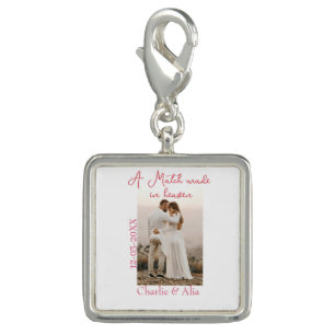 A match made in heaven photo wedding pink name sim charm