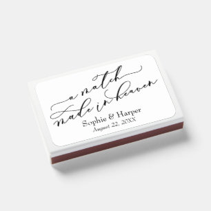 A Match Made in Heaven Simple Elegant