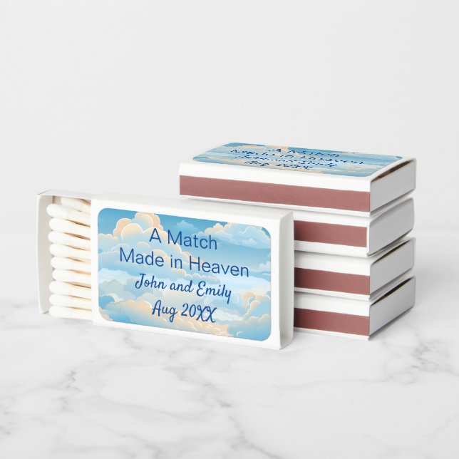 A Match Made in Heaven - Wedding Favors (Stacked)