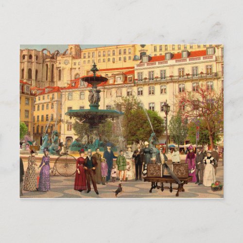 A Maxia do Rossio Lisboa Postcard