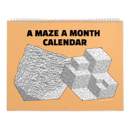 A Maze A Month Calendar