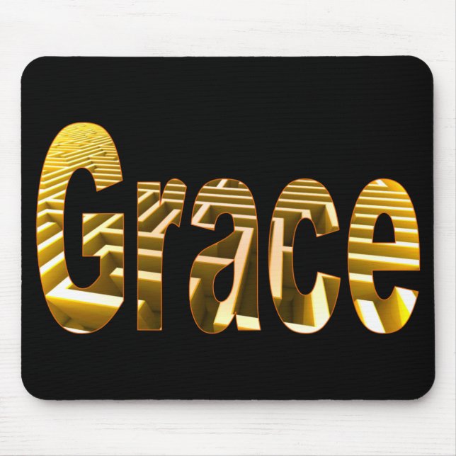 A Maze in Grace Mouse Pad (Front)