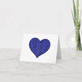 A-MAZE-ING HEART (BLUE)