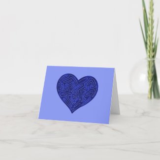 A-MAZE-ING HEART (BLUE)
