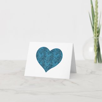 A-MAZE-ING HEART (TEAL)