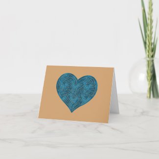 A-MAZE-ING HEART (TEAL)