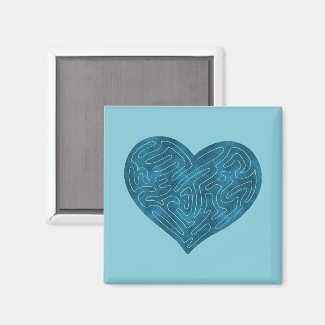 A-MAZE-ING HEART (TEAL)