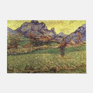 A Meadow in the Mountians - Van Gogh Floor Mat