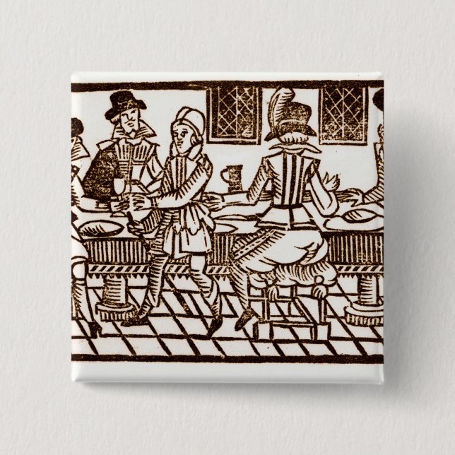 A Meal at the Inn Pinback Button (Front)