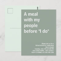 A meal with my people before rehearsal dinner fun 