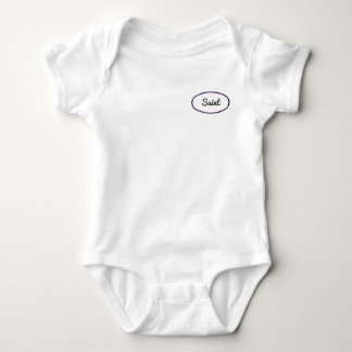 A Mechanic Baby Outfit for Saint! Bodysuit