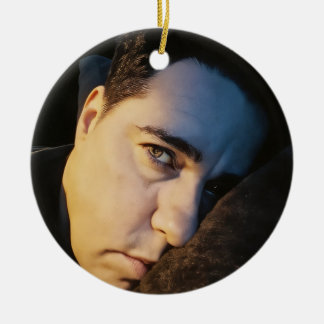A medal ceramic ornament