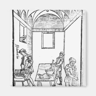 A Medieval Kitchen Magnet