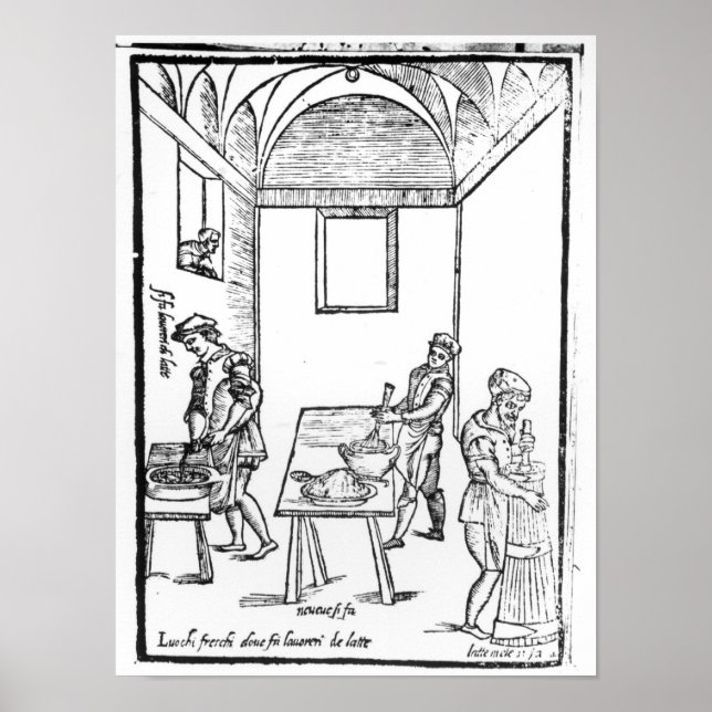 A Medieval Kitchen Poster (Front)
