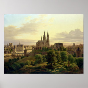 A Medieval Town in 1830, 1830 Poster
