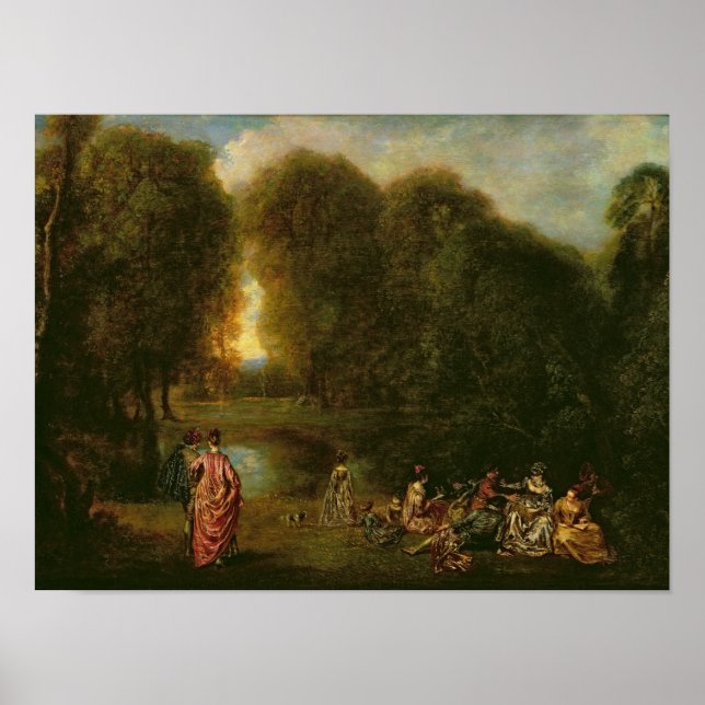 A Meeting in a Park Poster (Front)