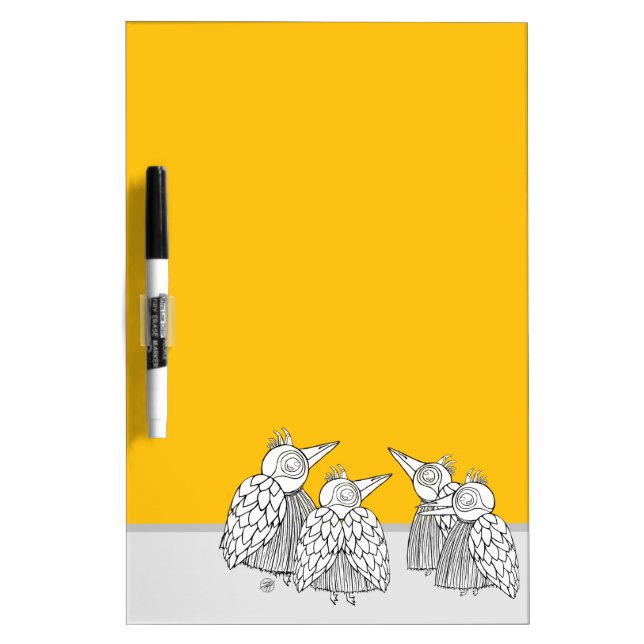 A Meeting of the Birds Dry Erase Board (Front)