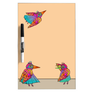 A Meeting of the Birds Dry Erase Board