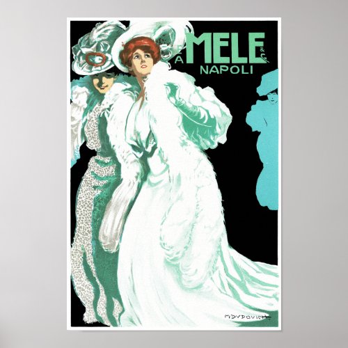 A Mele  Co Italian Fashions Poster