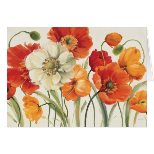 A Melody of Poppies Cards (Front Horizontal)