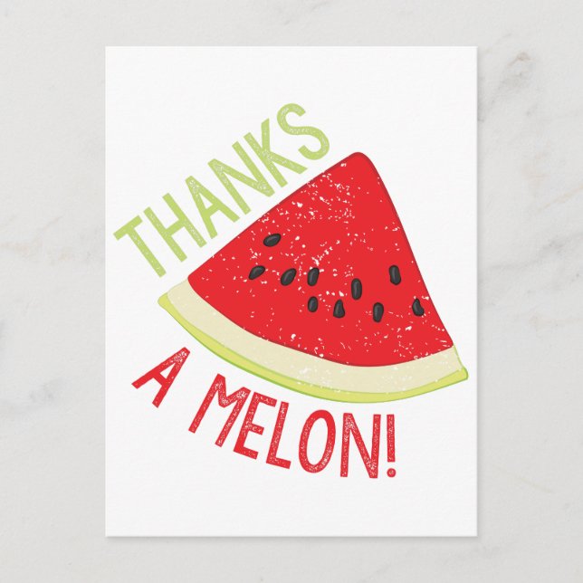 A Melon Postcard (Front)