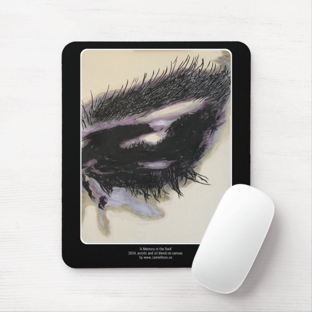 'A Memory in the Dark' Painting on a  Mouse Pad (With Mouse)